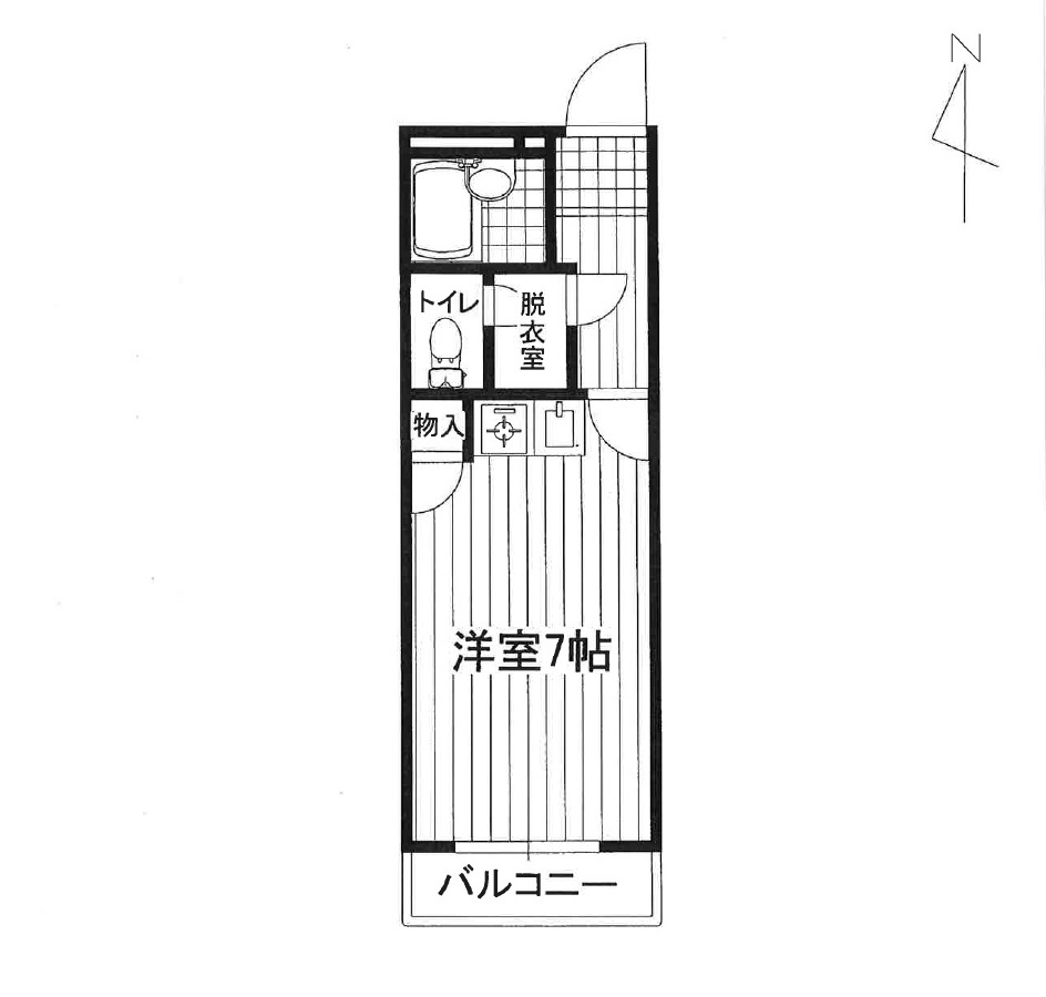 サンシティ熊本駅春日502号室間取り