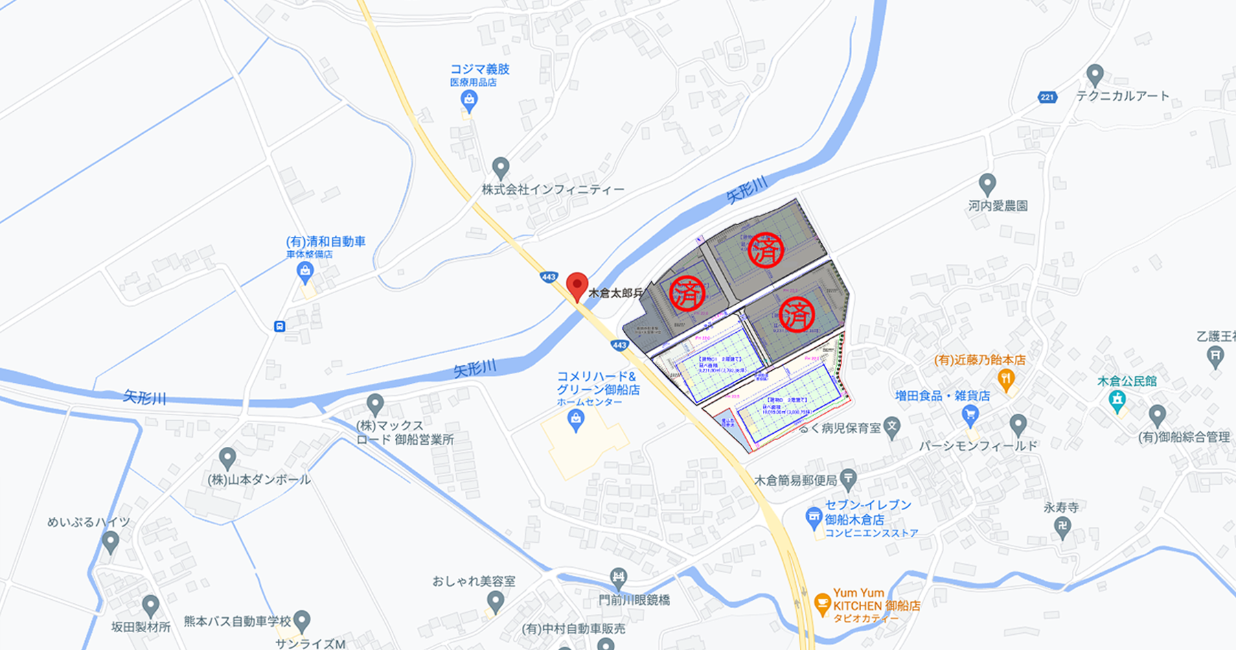 熊本県御船町木倉物流倉庫
